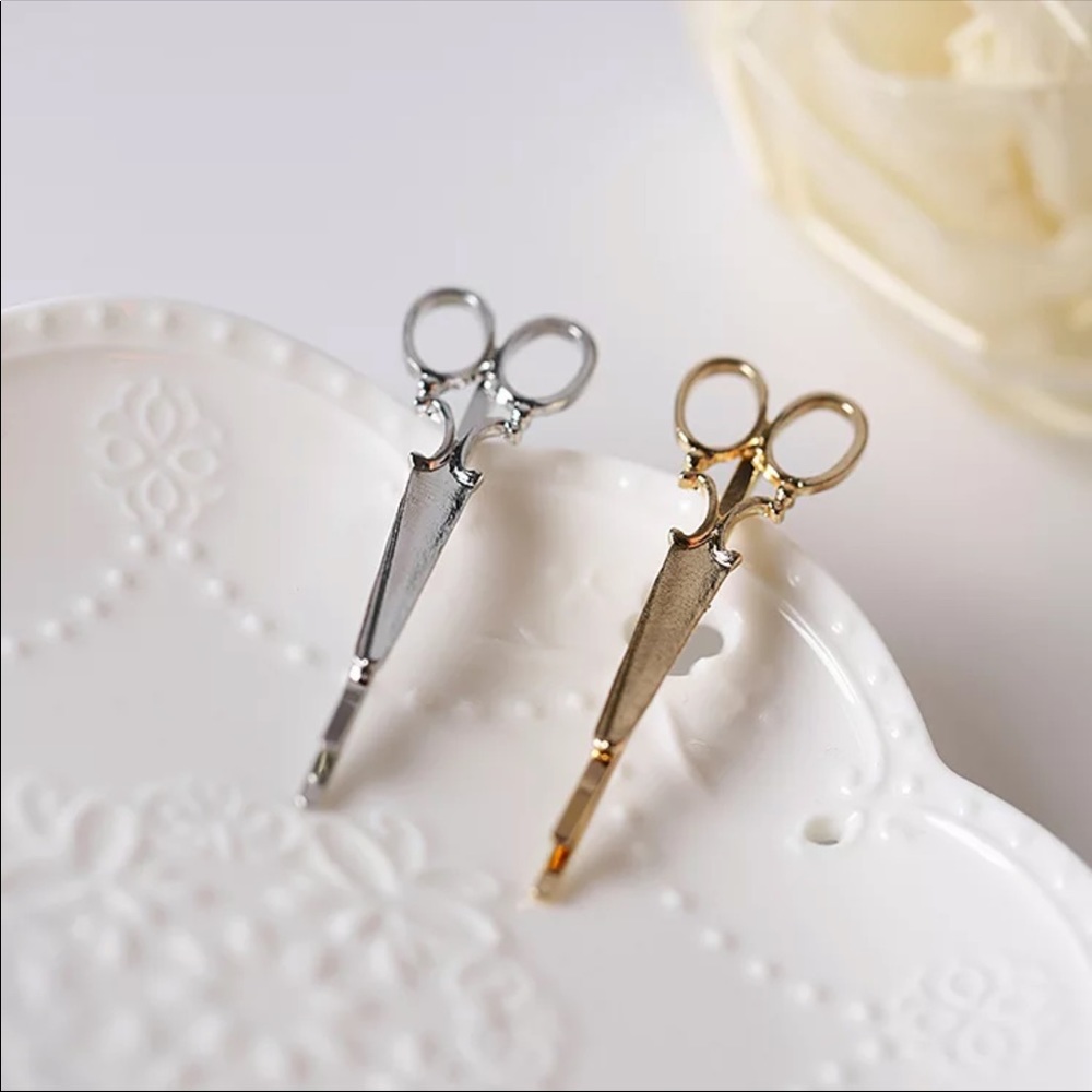 Scissor Hair Pins 2 pc. - Picture 2 of 3